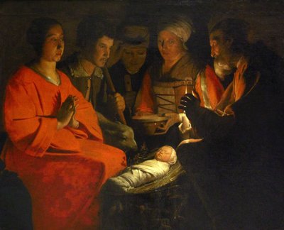 The Adoration of the Shepherds by Georges de La Tour